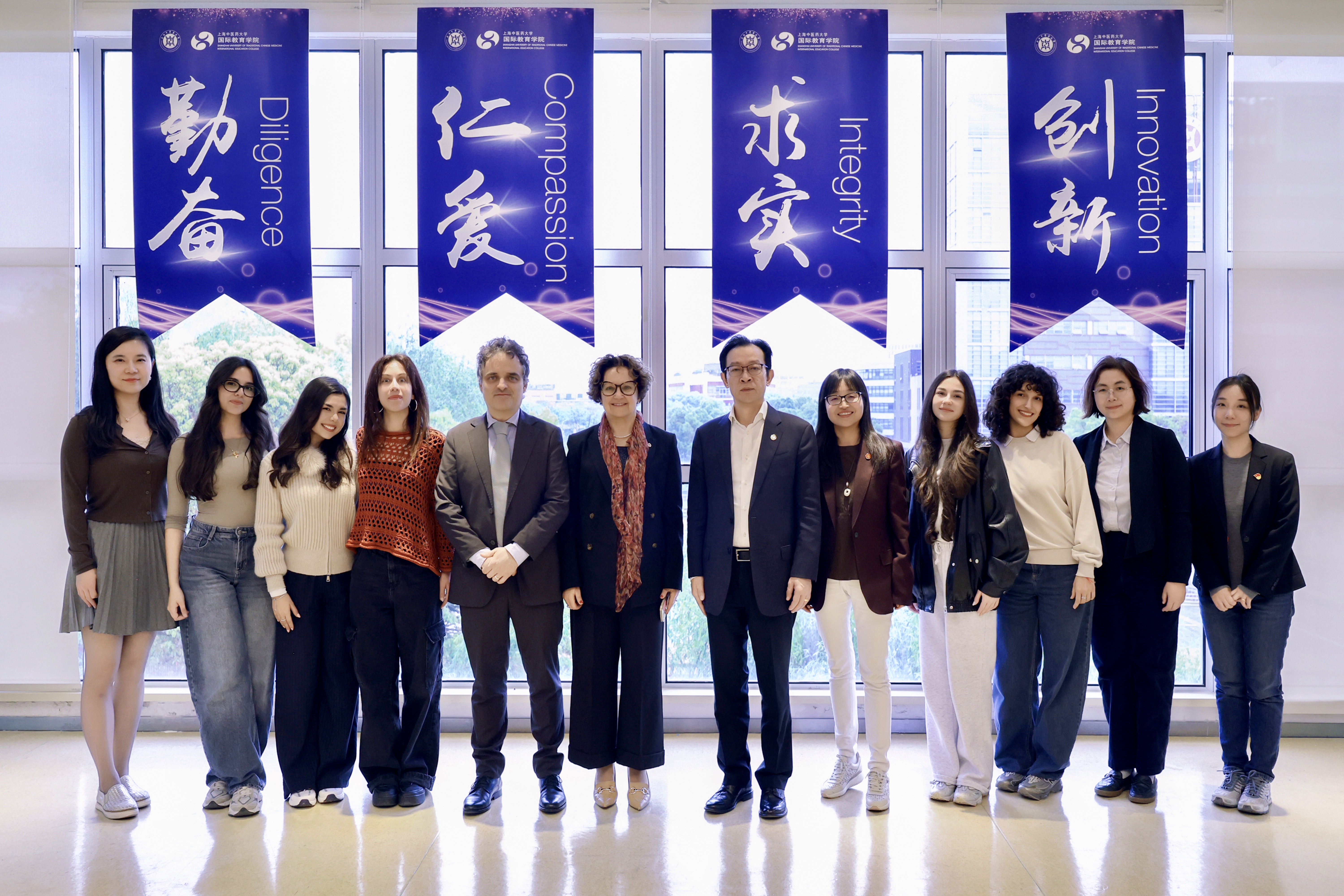 共促中医药国际传播，季光校长会见意大利威尼斯大学校长李集雅